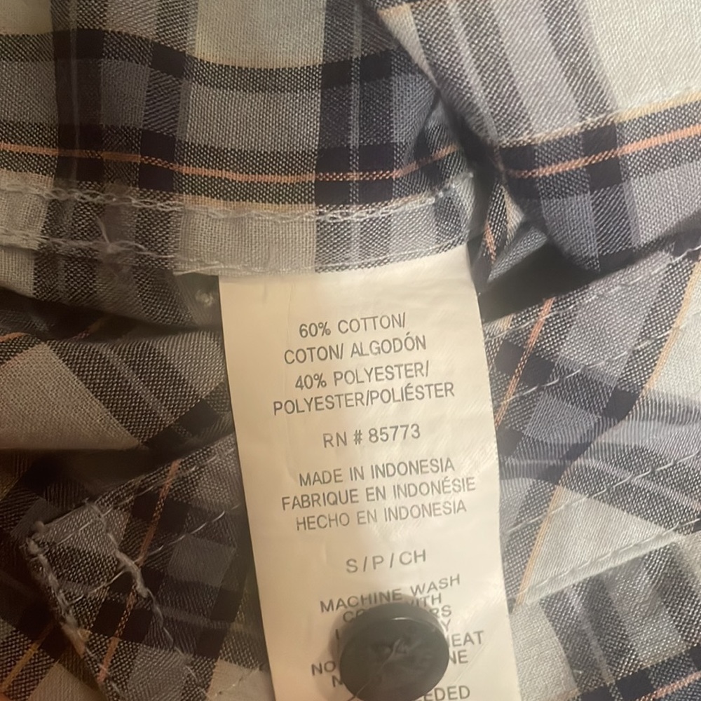 O’Neill Men’s Plaid Short Sleeve Button Down Shirt - Picture 4 of 5